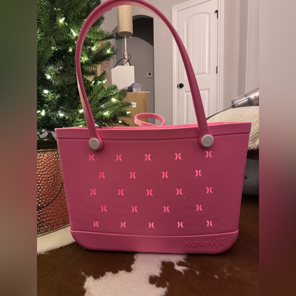Hurley Vibrant Pink Tote Bag